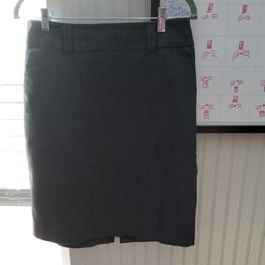 New York & Company Charcoal Pencil Skirt
